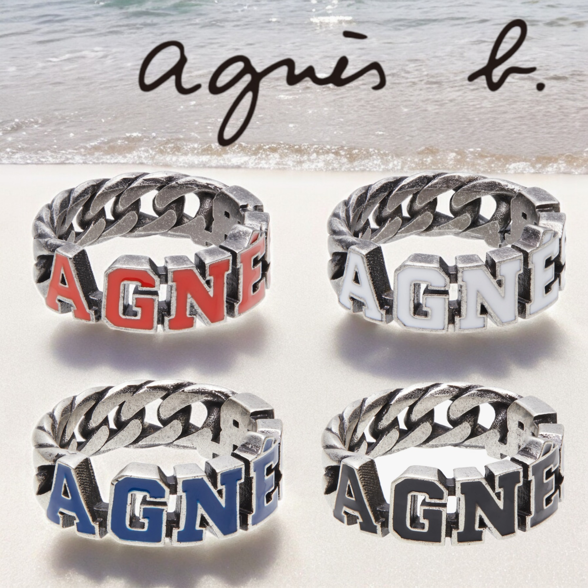 agnes b.◆メンズ AGNES B. ロゴ \