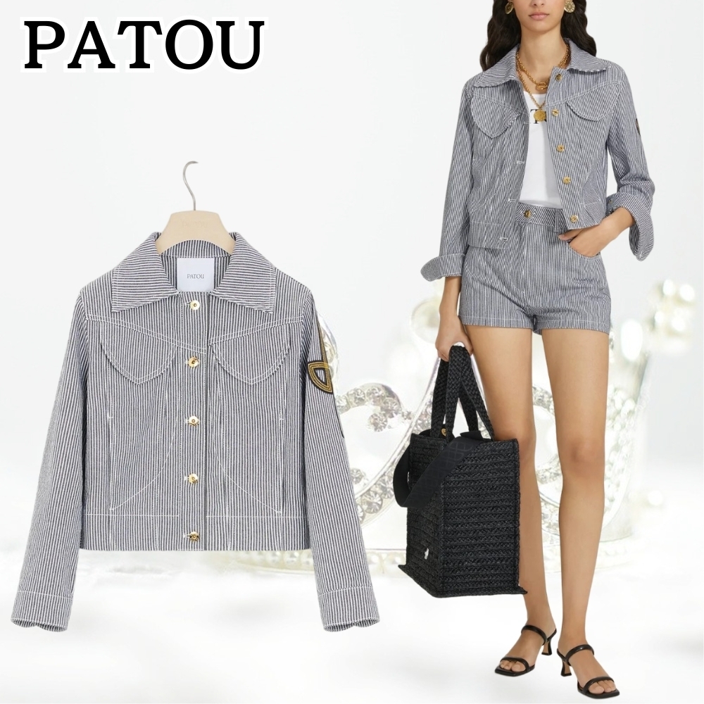 PATOU*ボヘミアンなルックス*アイコニック デニムジャケット