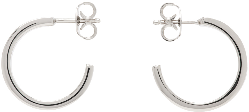 【関税込み】MM6 Maison Margiela シルバー ロゴ ピアス