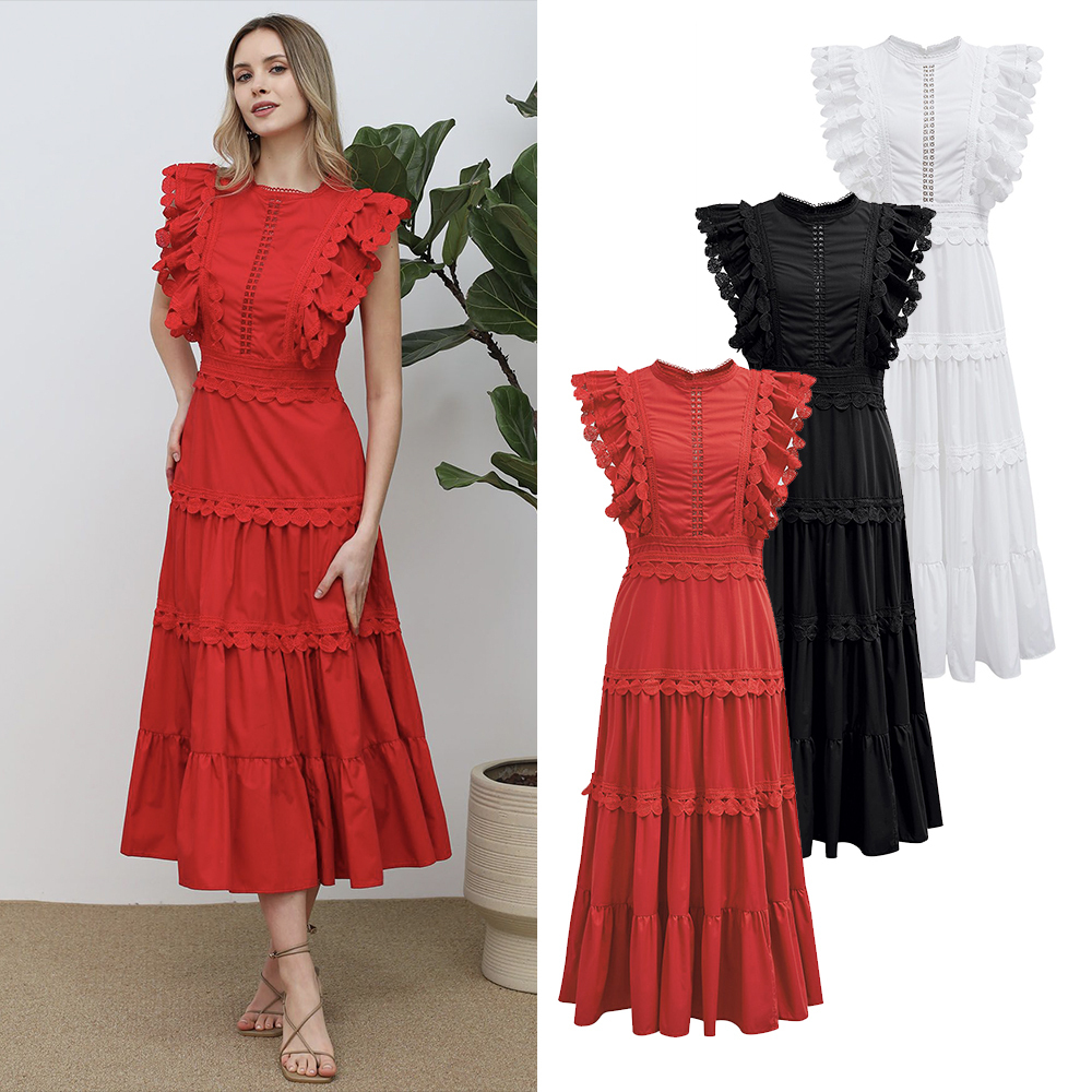 CHICWISH★クロッシェノースリワンピース☆