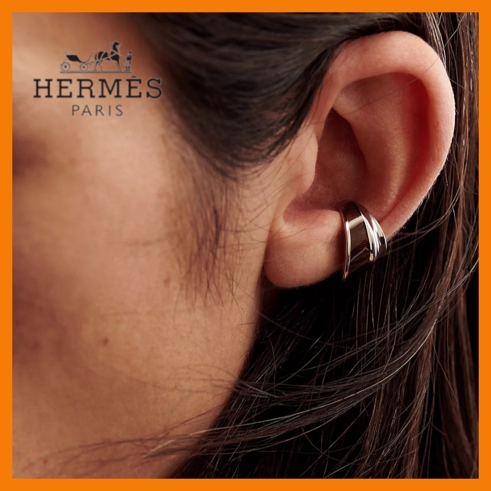 【独特の美しさ★】HERMES★≪エクウス≫イヤーカフ