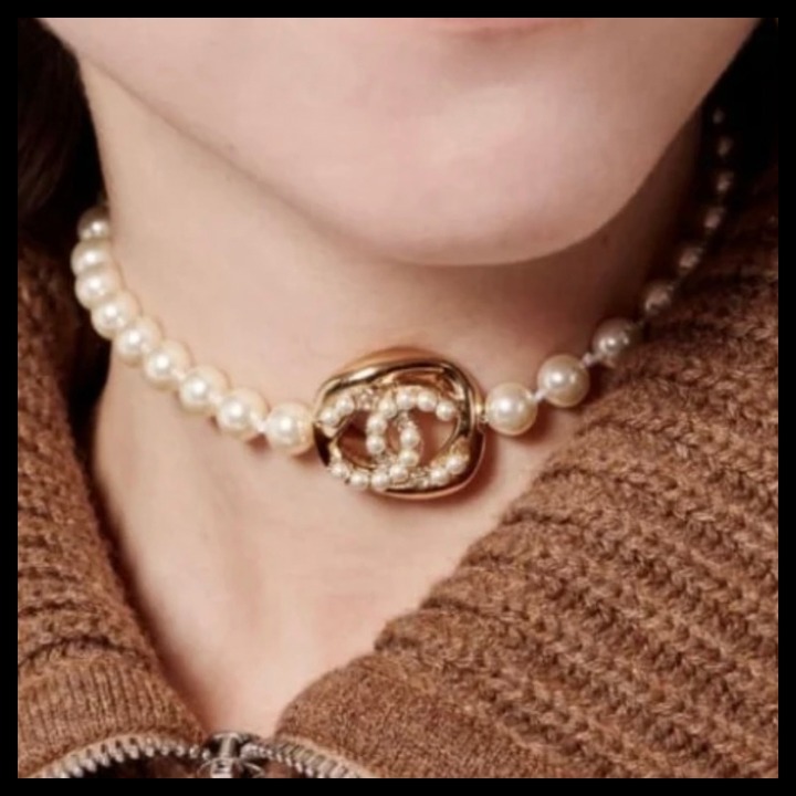 ☆エレガント☆【CHANEL】チョーカー ネックレス