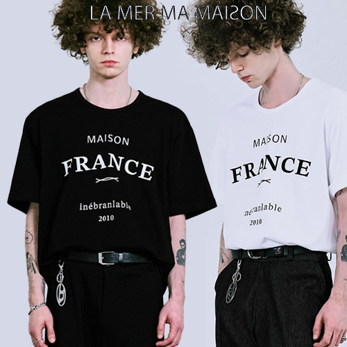 ラメルマメゾン正規品★24SS★FRANCE P HALF-T