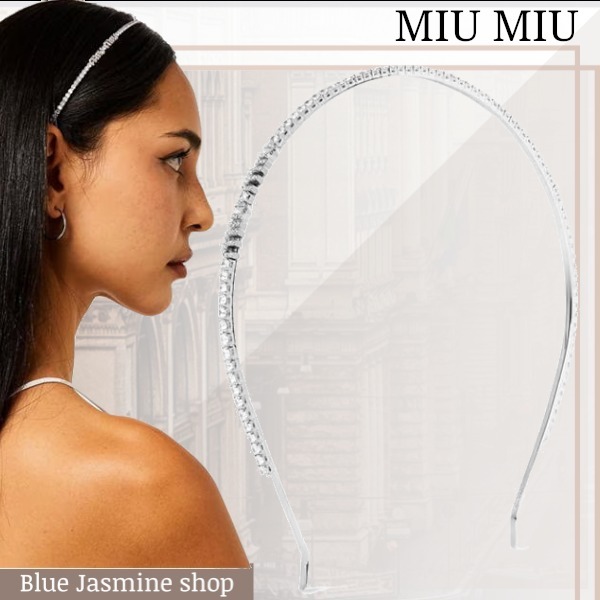 要在庫確認【関税無・国内発】MIU MIU / クリスタルヘッドバンド 要在庫確認【関税無・国内発】MIU MIU / クリスタルヘッドバンド