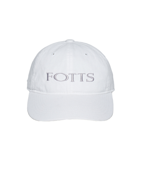 [FOTTSFOTTS] / ☆ 24SS HALF LOGO CAP / WHITE
