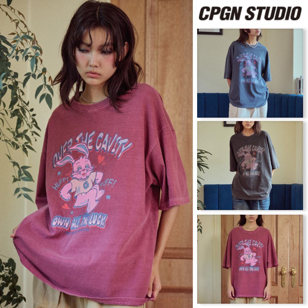 【CPGN STUDIO】24SS★ HUFF Hoppi Pigment Short Sleeve Tee