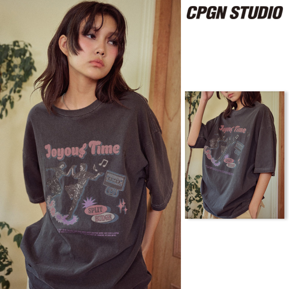 【CPGN STUDIO】24SS★ Joyous Pigment Short Sleeve Tee