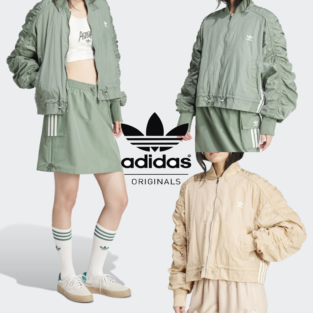 正品 adidas アディダスのライトウェイト ボンバー ジャケット