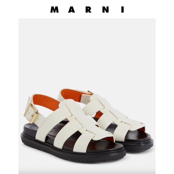 関税.送料込 MARNI フッスベットグラディエーター サンダル