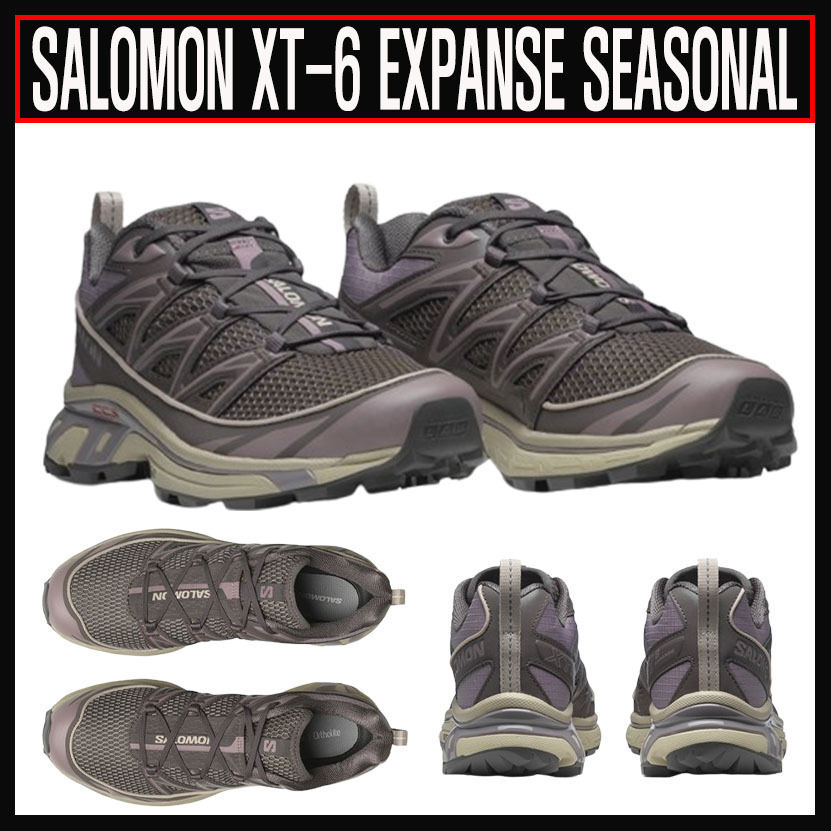 人気 ☆ SALOMON ☆ XT-6 EXPANSE SEASONAL PLUM KITTEN QUAIL