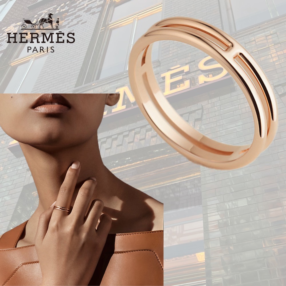 【シンプルで使いやすいデザインが◎】HERMES アリアンヌ リング