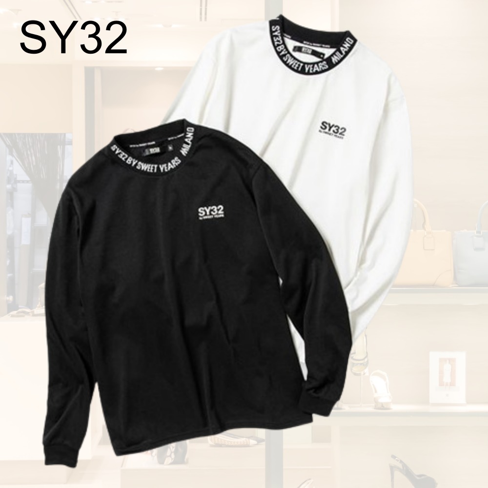 ★SY 32★ ネックデザイン L/S Tシャツ