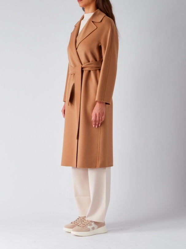 《送料無料》 MAX MARA Wool, silk and cashmere dressing coat