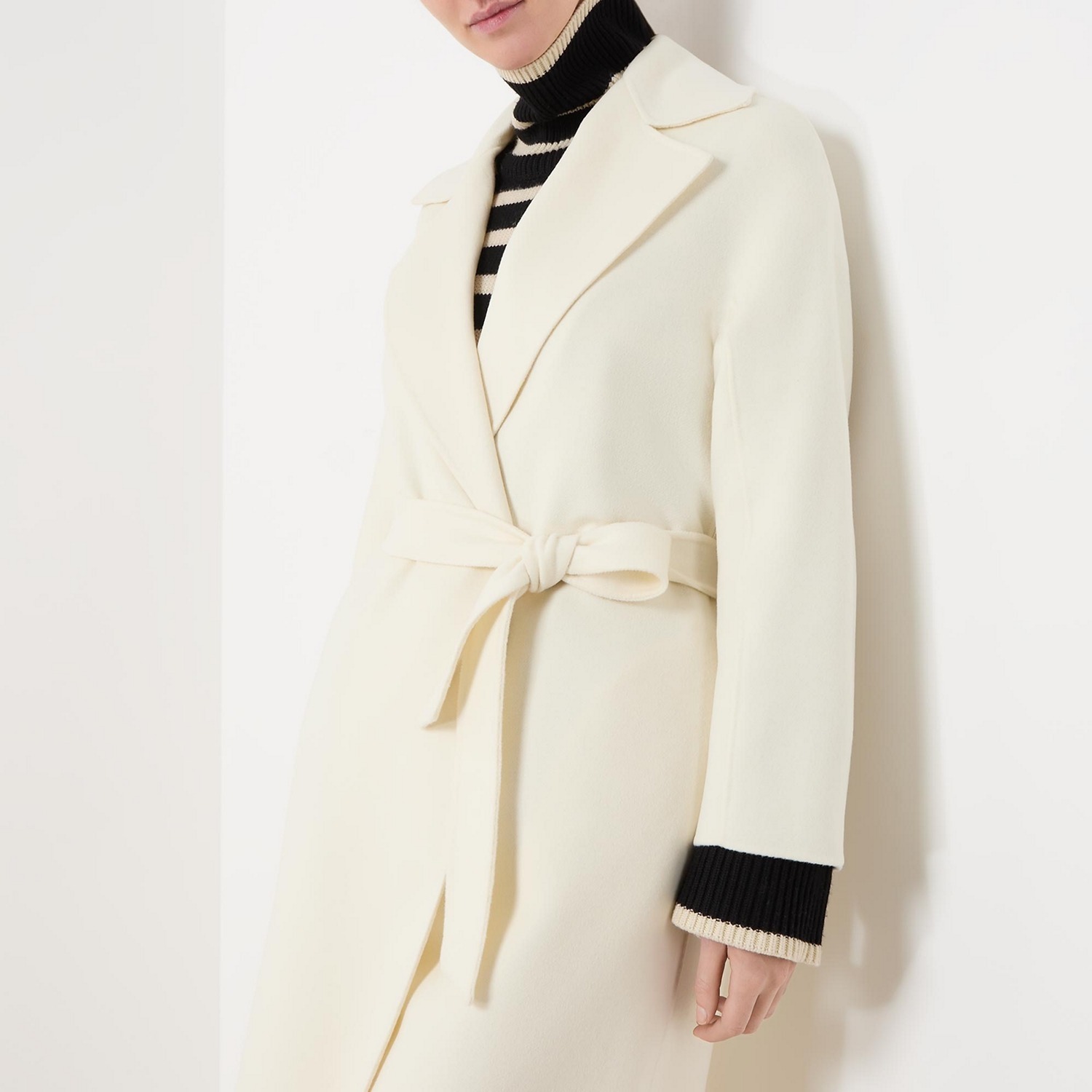 《送料無料》 MAX MARA Wool, silk and cashmere dressing coat