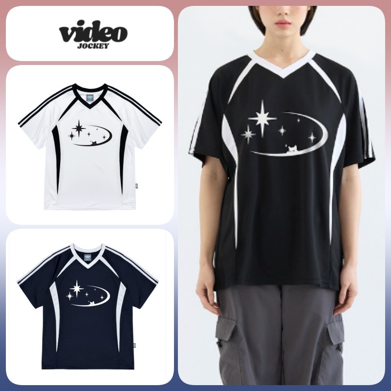◆24SS VIDEO JOCKEY BYEOLBADA SPORTS T-SHIRTS/3色◆