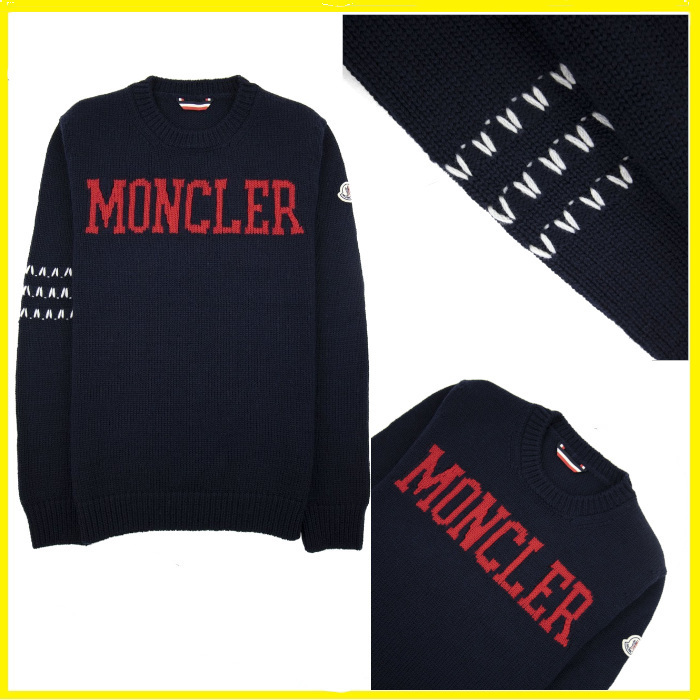 【大人気！】MONCLER☆ロゴニットスウェットシャツ