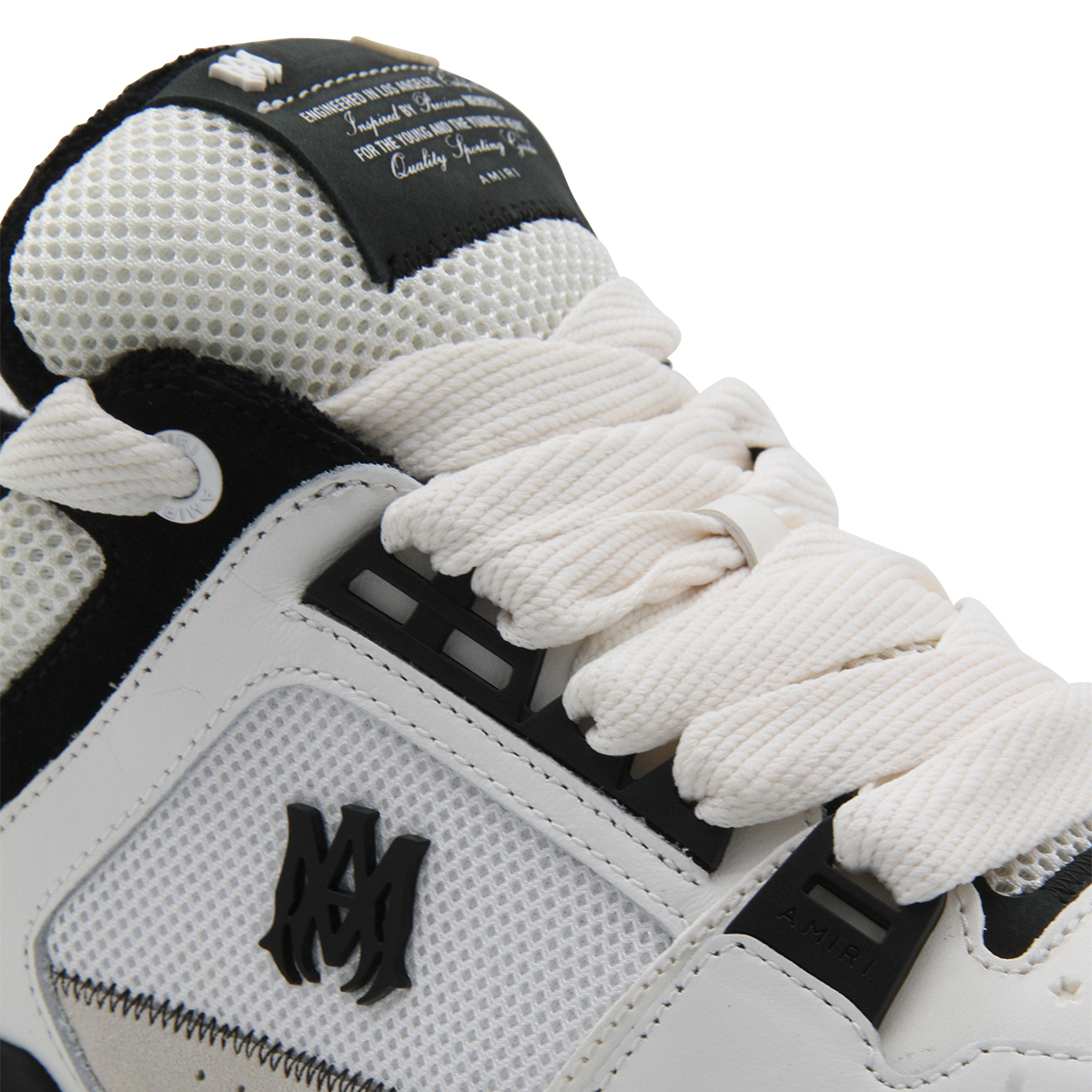 *Amiri*MA-1 レースアップスニーカー アミリ AMIRI MA-1 BLACK WHITE レースアップスニーカー メンズ