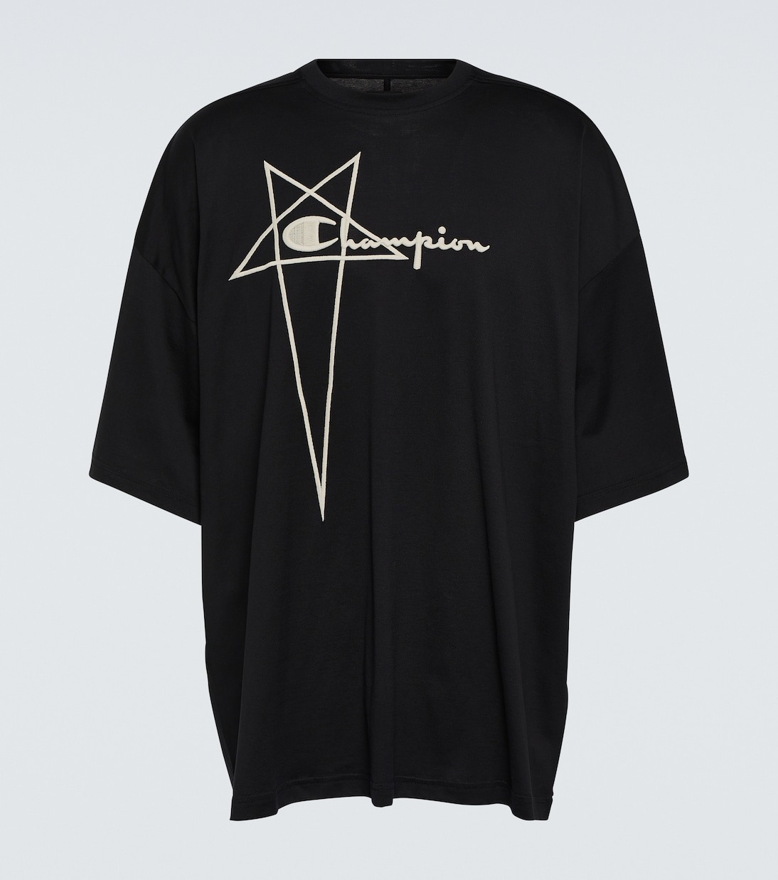 【送料 関税込】RICK OWENS × Champion コットン Tシャツ