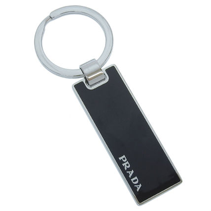 ブラック（黒）系 PRADA(プラダ) キーホルダー・キーリング