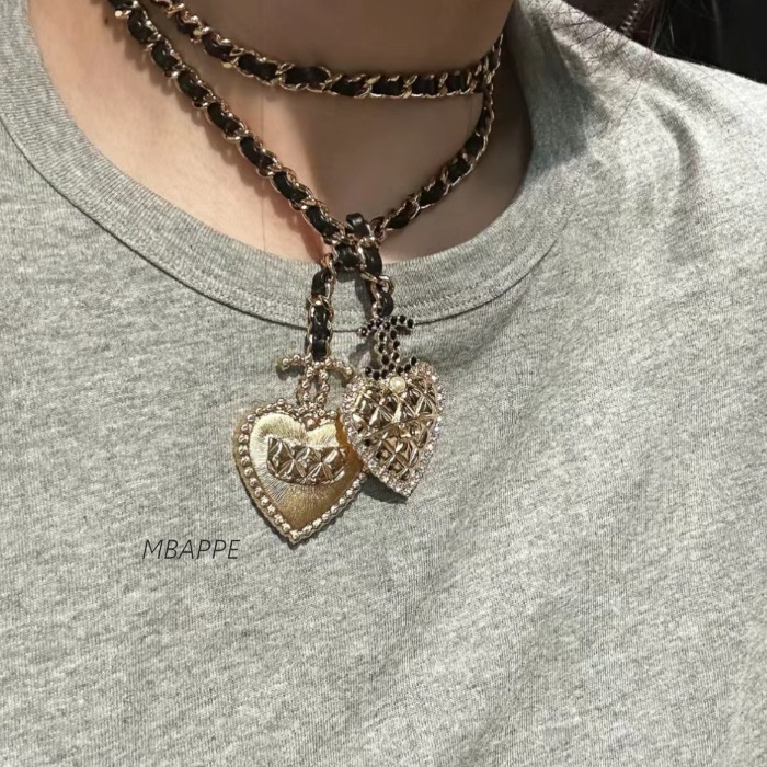 《24A》ハートがかわいい♡【CHANEL】ネックレス