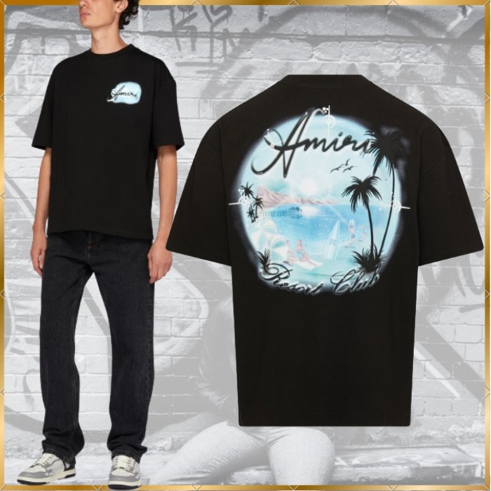 ♦AMIRI♦エアブラシ オーバーサイズ Tシャツ