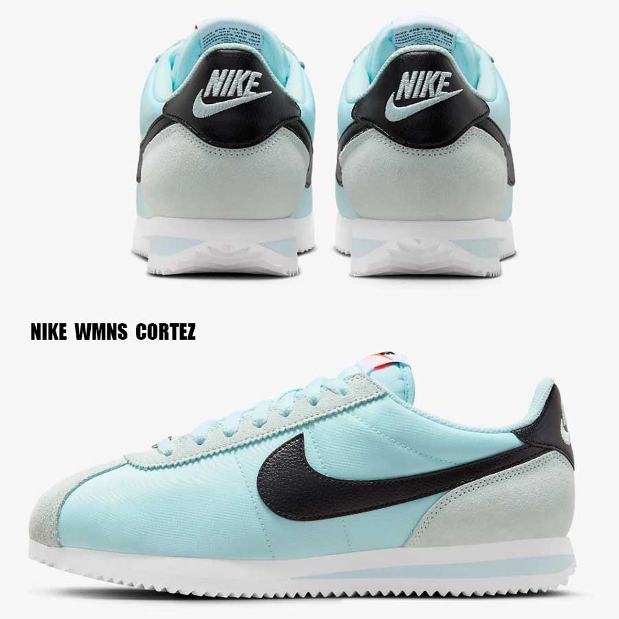 NIKE★WMNS CORTEZ TXT★GLACIER BLUE/BLACK