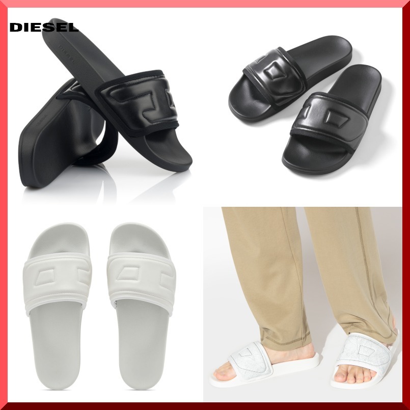 大人気【DIESEL】パフィーシャワーサンダル 関税/送料込み