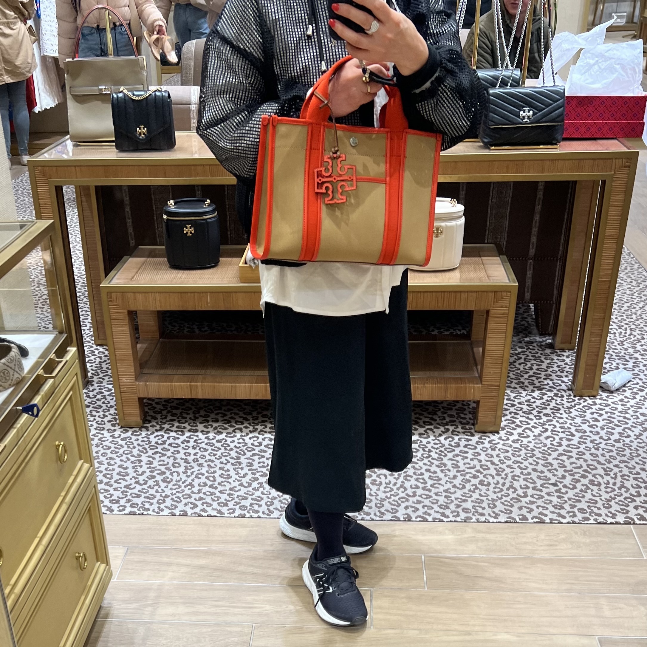TORY BURCH 数限定 Twill Small Tory TOTE 2WAY バッグ2色 TORY BURCH 数限定 Twill Small Tory TOTE 2WAY バッグ2色 (Tory