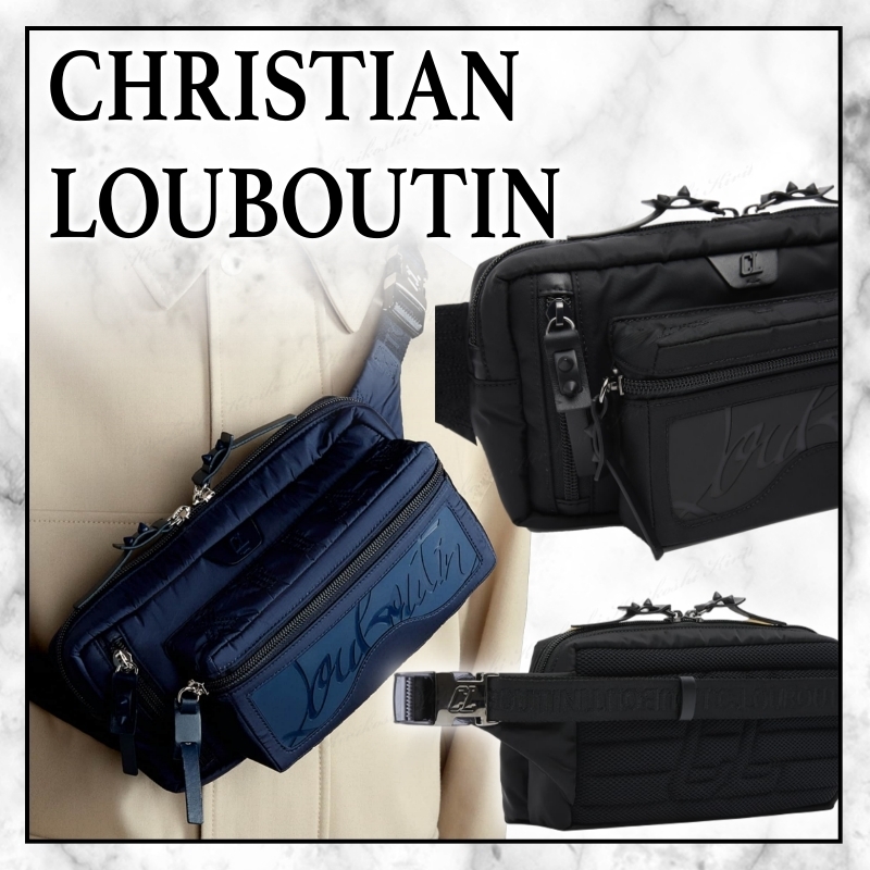 ◆CHRISTIAN LOUBOUTIN◆ルビディール ナイロンベルトバッグ◆