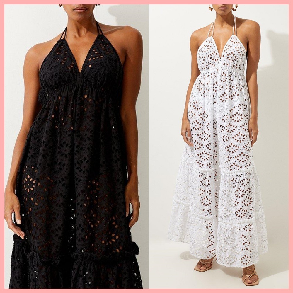日本未入荷★Karen Millen ノースリーブティアードワンピース