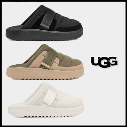 人気【UGG】Maxxer マクサー ロゴ ストラップ スライド サンダル