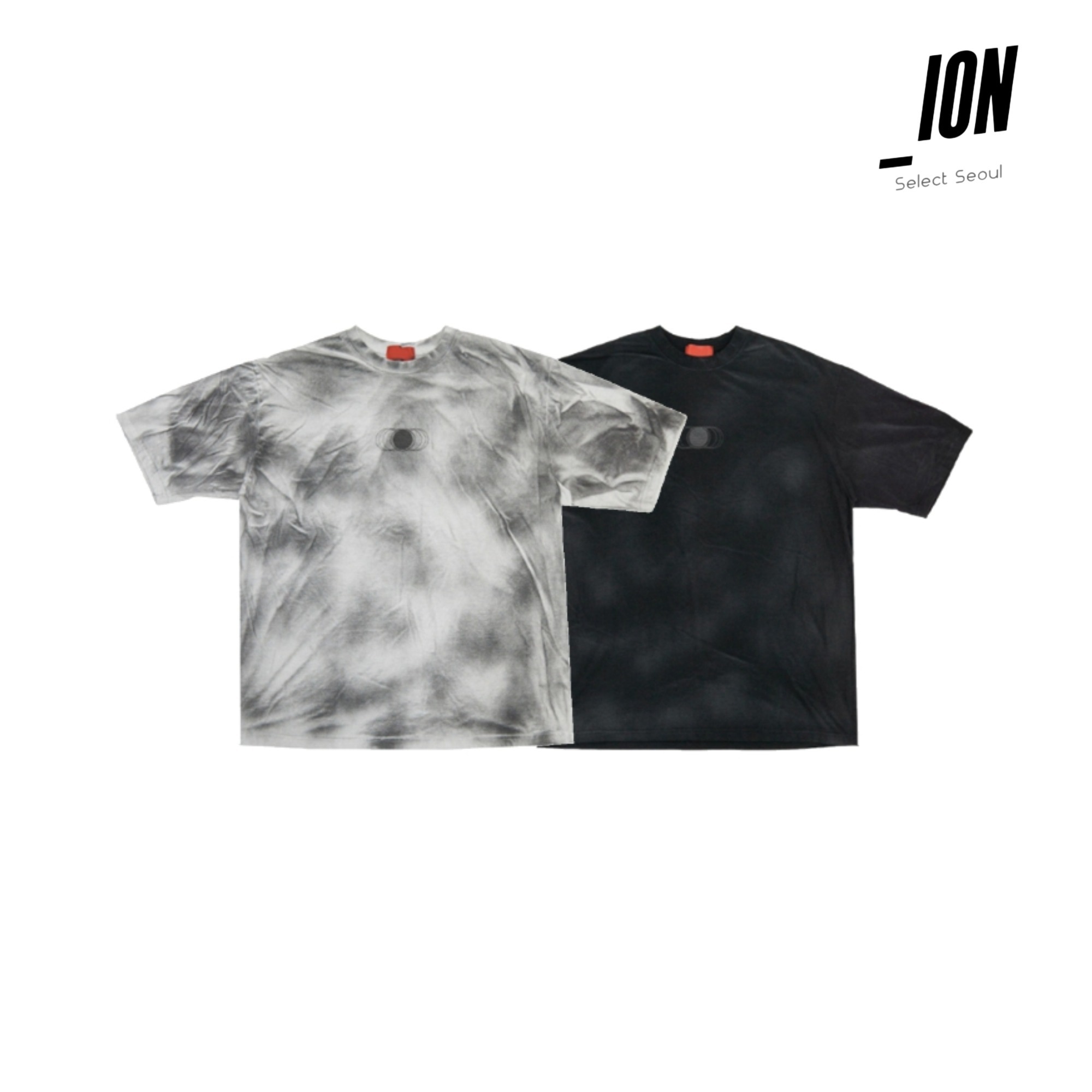 Tシャツ・カットソー IONSEOUL Circles Dust Washed Vintage Over T-Shirt