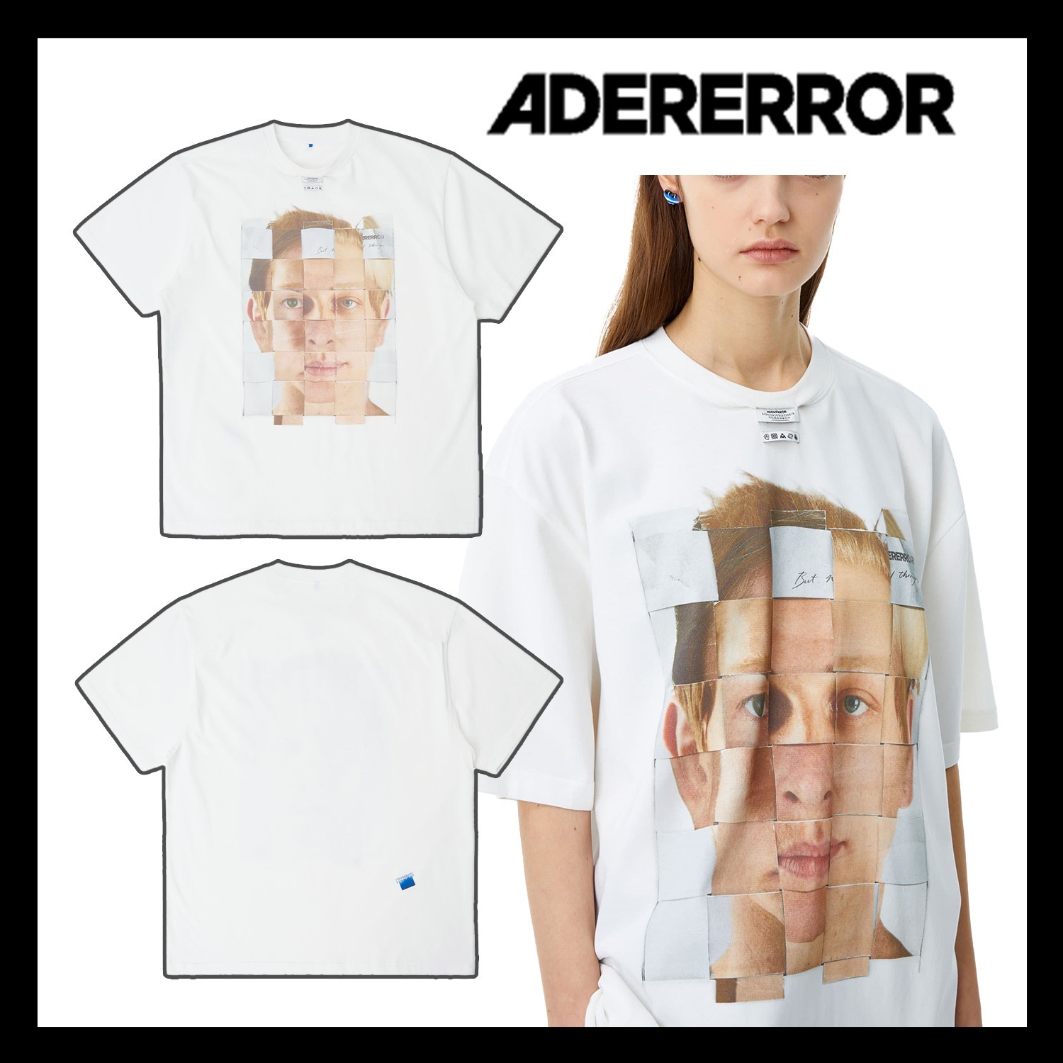 【ADERERROR】Montage t-shirt 01 / 追跡付
