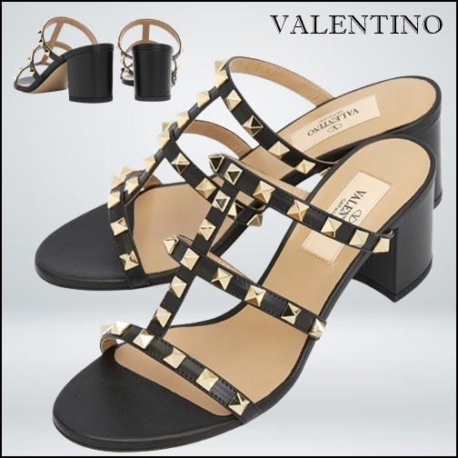 VALENTINO ヴァレンティノ ロックスタッズ スライドサンダル