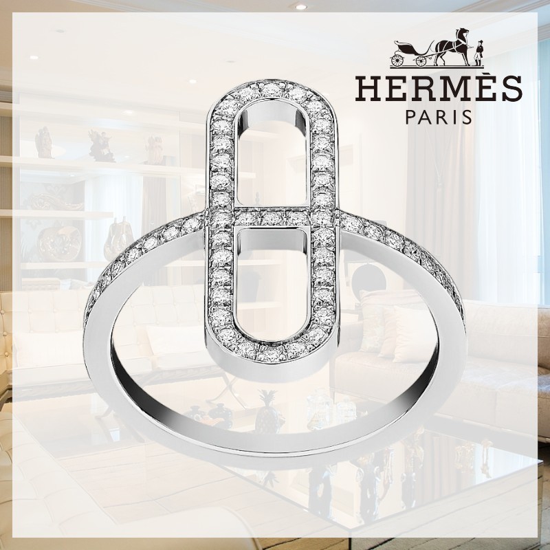 【入手困難】HERMES《エヴァー・シェーヌ・ダンクル》PM リング