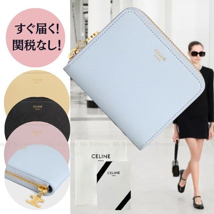 【CELINE】セール！コンパクトジップウォレット Califomia Blue 楽天市場】セリーヌ CELINE キュイル コンパクトジップ