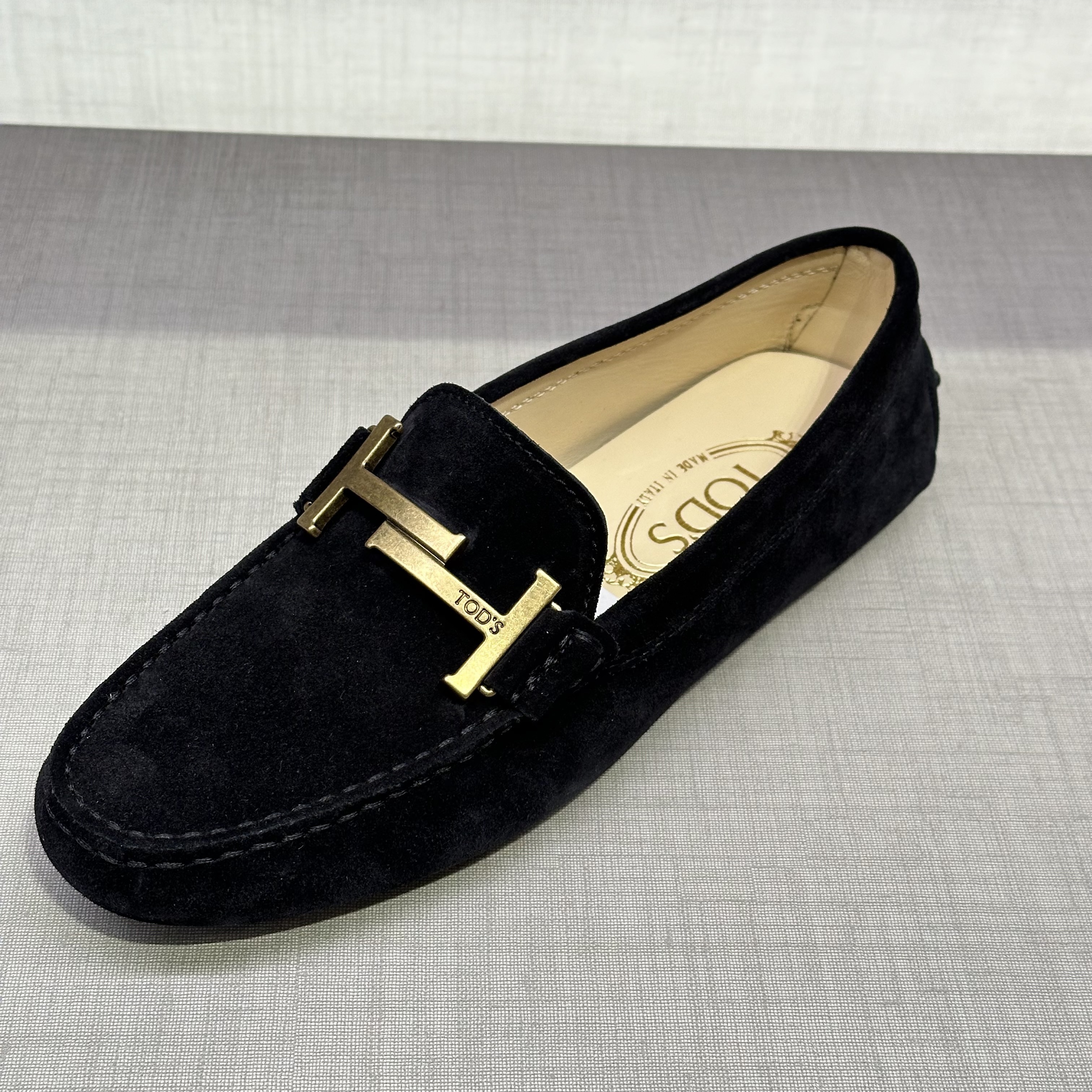 【 TOD'S 】ダブルT スエード ゴンミーニ ドライビングシューズ