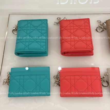 ★送料込★DIOR LADY ポーチ カードケース付き ２WAY バッグ ディオール ショルダーバッグ レザー ピンク 安い 通販 LADY