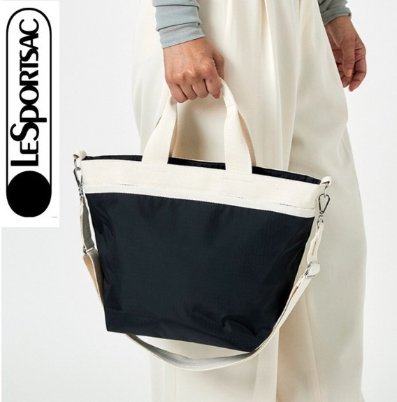 国内完売色●LeSportsac●BUCKET TOTEディープシーブルー
