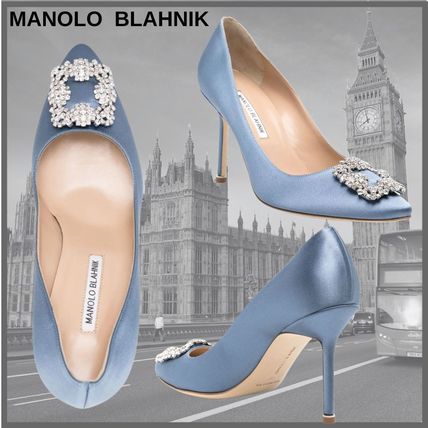 ブルー（青）系 Manolo Blahnik(マノロブラニク) パンプス