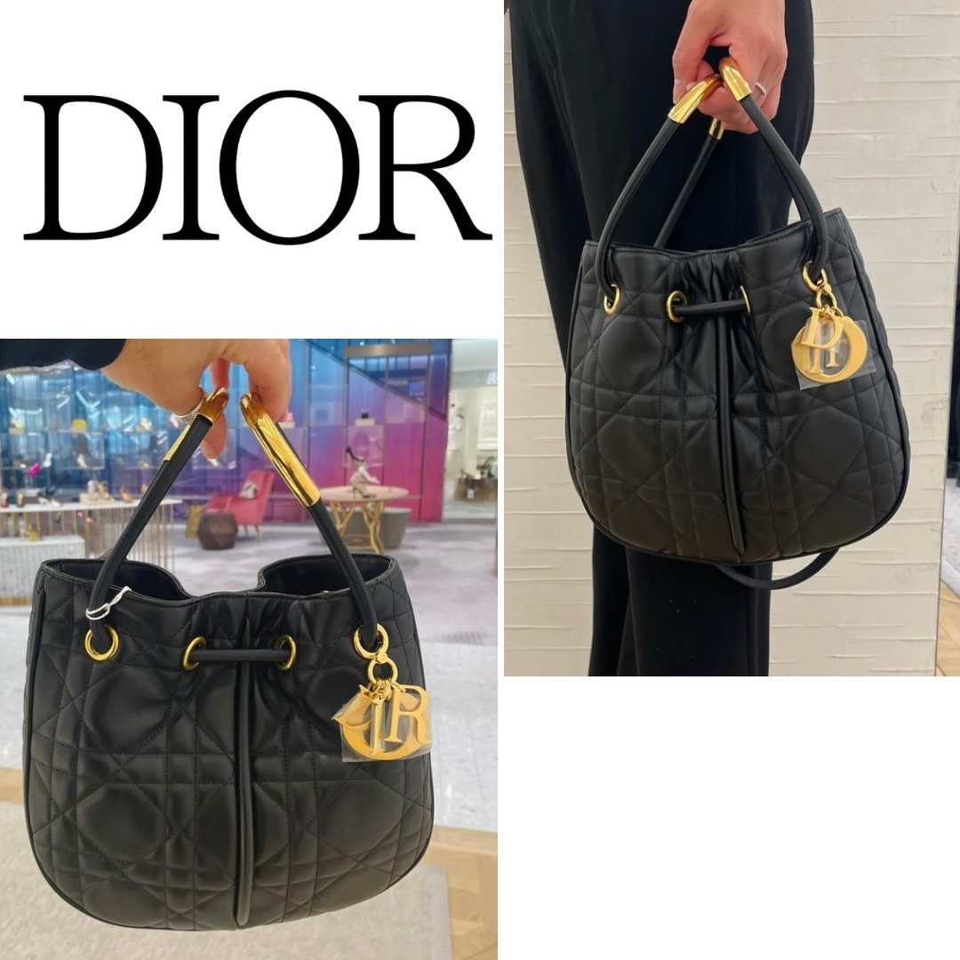 Dior Nolita マクロカナージュ ラムスキン バッグ Medium