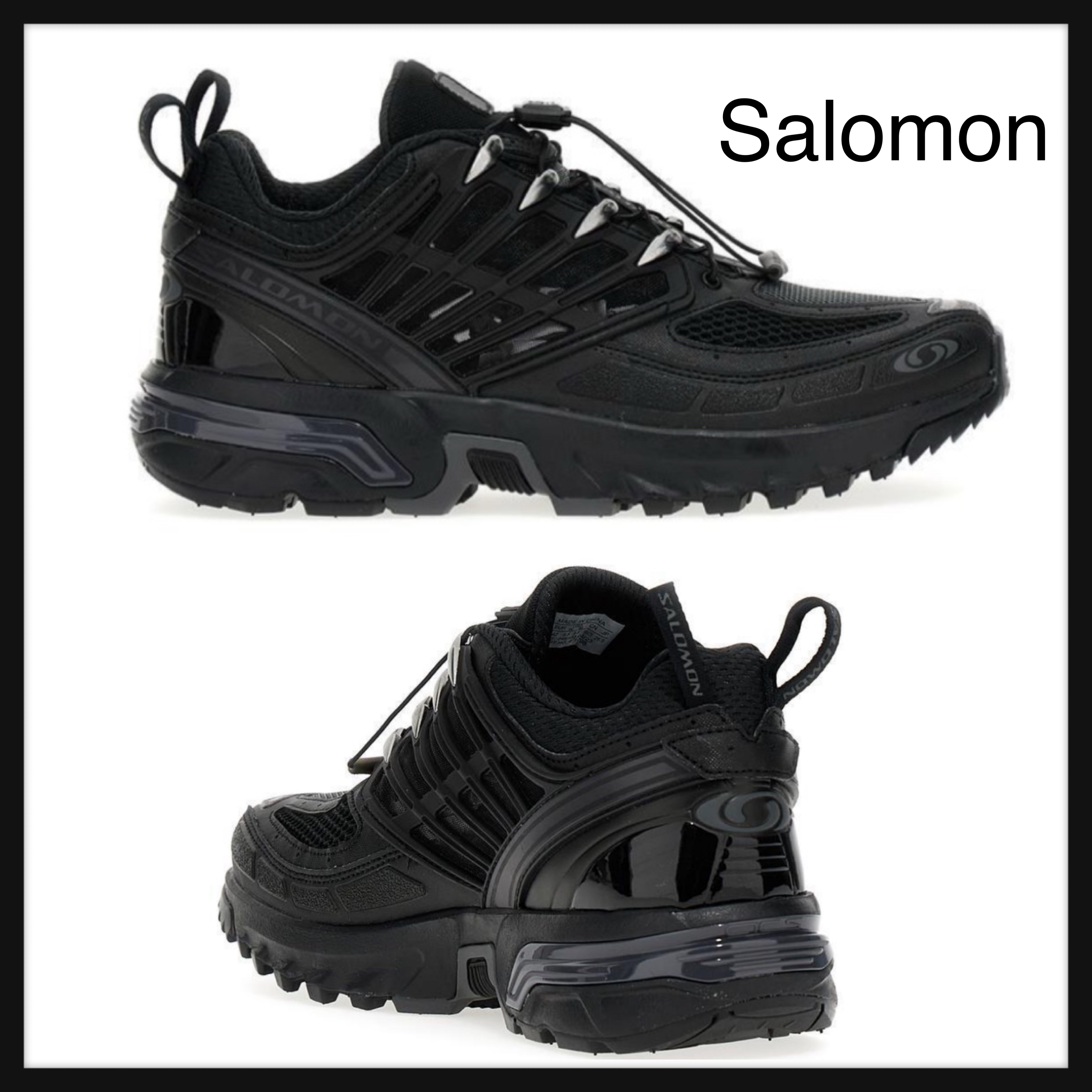 【Salomon】SALOMON ACS PRO スニーカー ロゴ ブラック