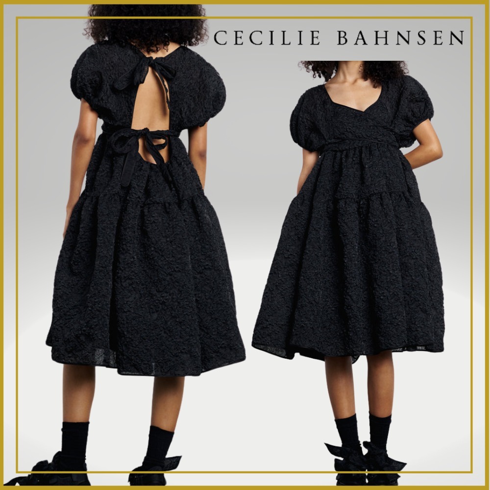 ◆関税込◆ CECILIE BAHNSEN Ammi オープンバック フレアドレス