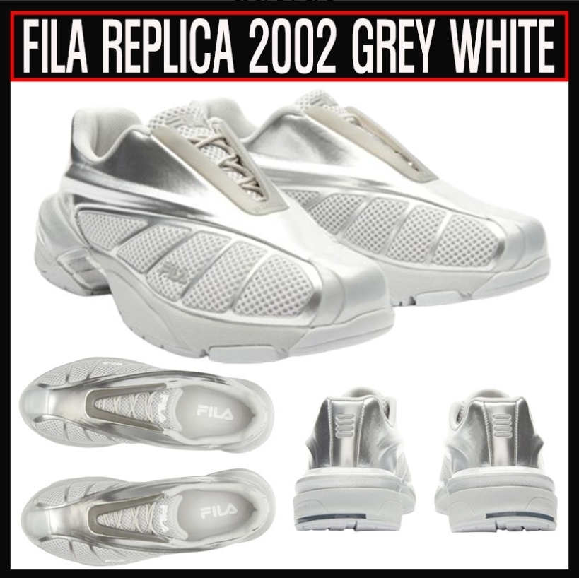 大人気 ☆FILA☆ REPLICA 2002 GREY WHITE