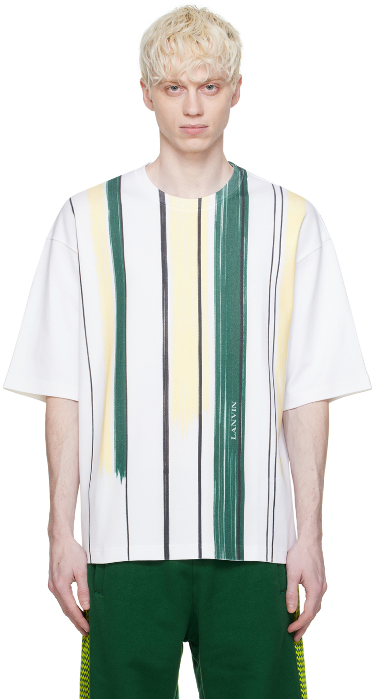 【関税込み】Lanvin ホワイト プリントTシャツ