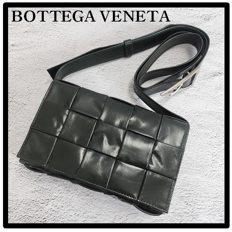 ☆関税込☆BOTTEGA VENETA★カセット ミニクロスボディバッグ★