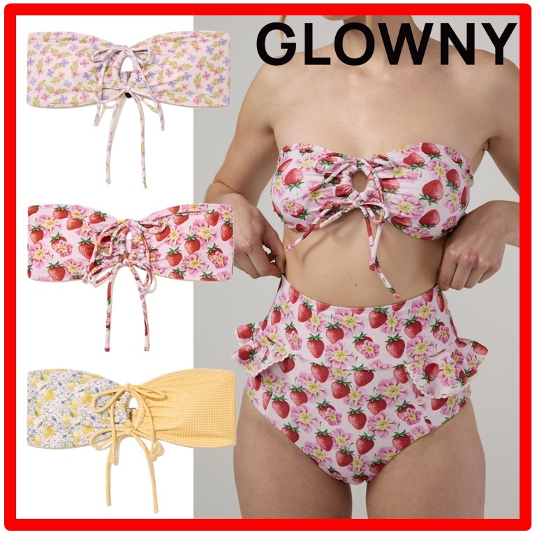 ☆韓国の人気☆【GLOWNY】☆BOW BIKINI TO.P☆関税込☆