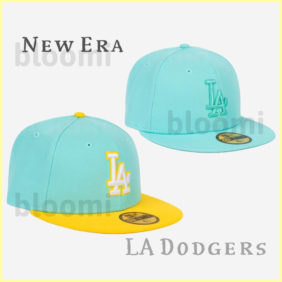 【New Era】LA Dodgers 公式 ティファニーブルー キャップ