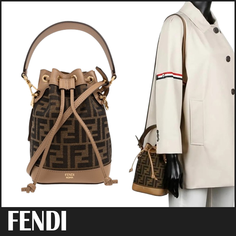 ☆送料関税込☆FENDI モン トレゾール ミニ バケットバッグ☆