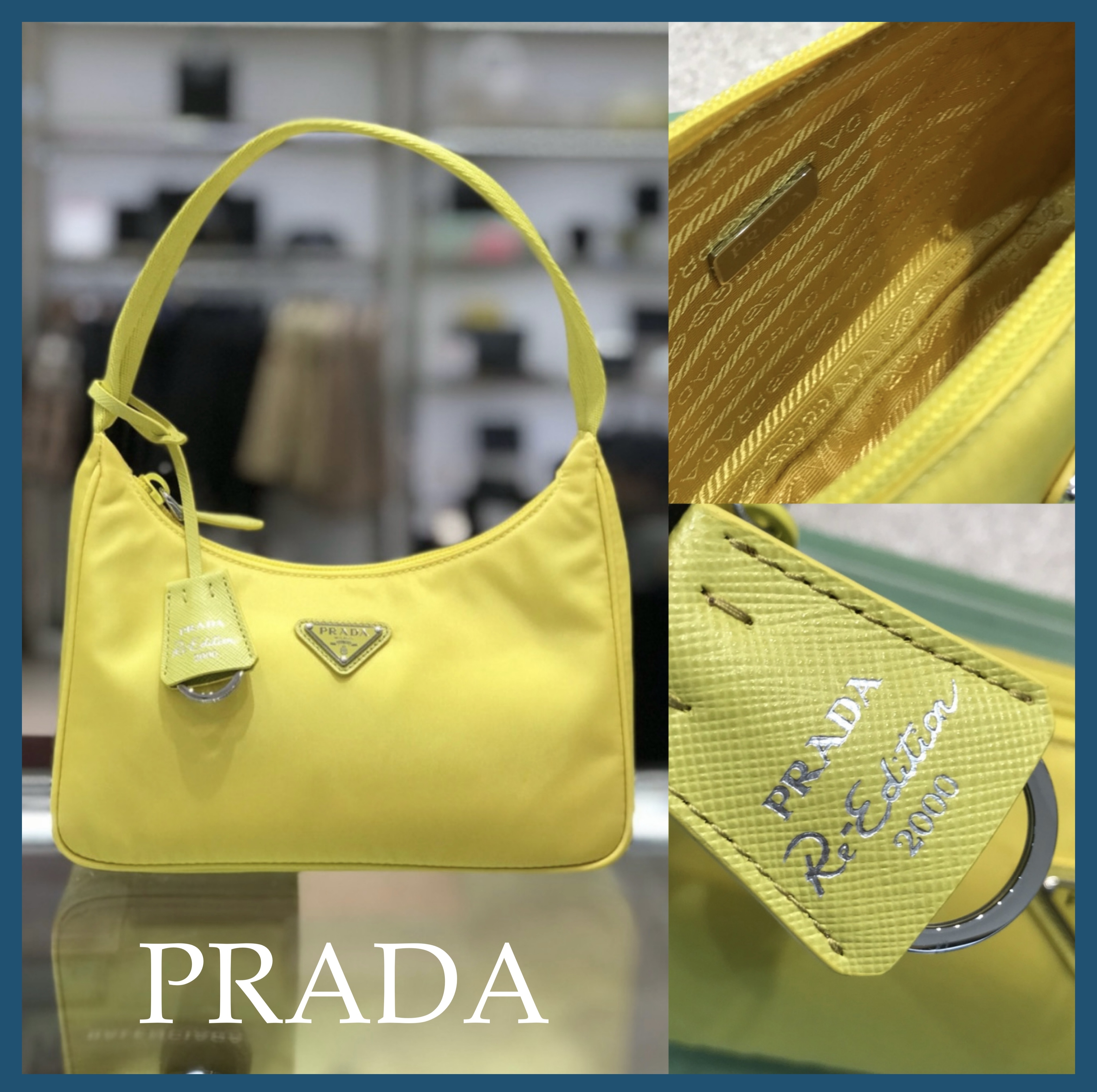 【関税込み】 ☆PRADA☆ Re-Nylon ホーボーバッグ ミニバッグ